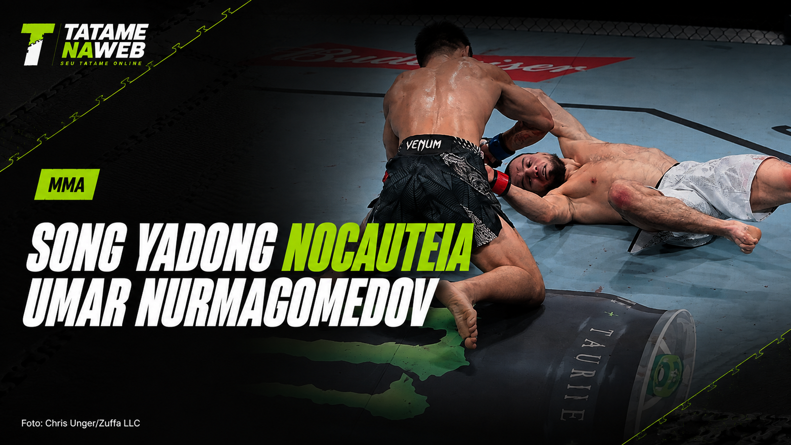 Song Yadong nocauteia Umar Nurmagomedov no UFC Shangha