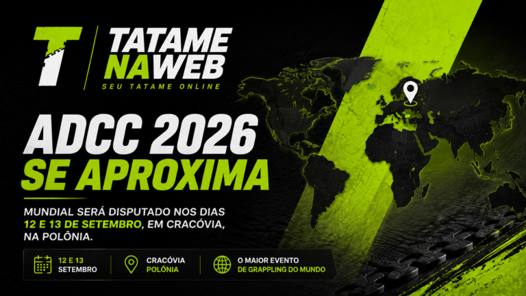 ADCC 2026 será disputado nos dias 12 e 13 de setembro em Cracóvia, na Polônia