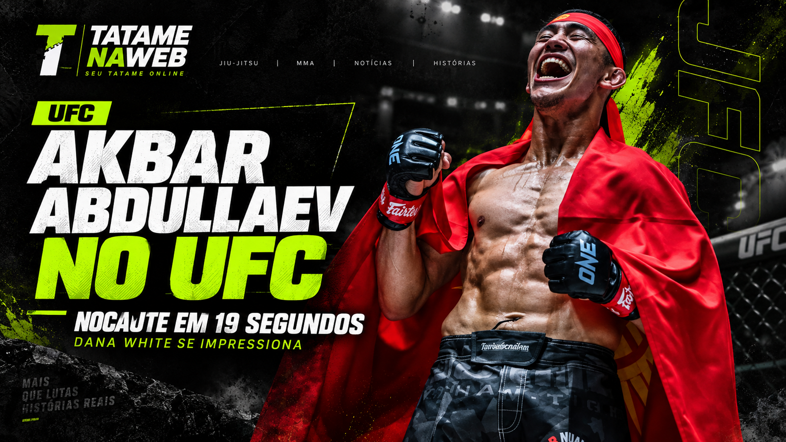 Akbar Abdullaev no UFC após nocaute em 19 segundos no Contender Series