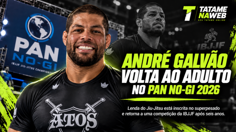 André Galvão volta ao adulto no Pan No-Gi 2026