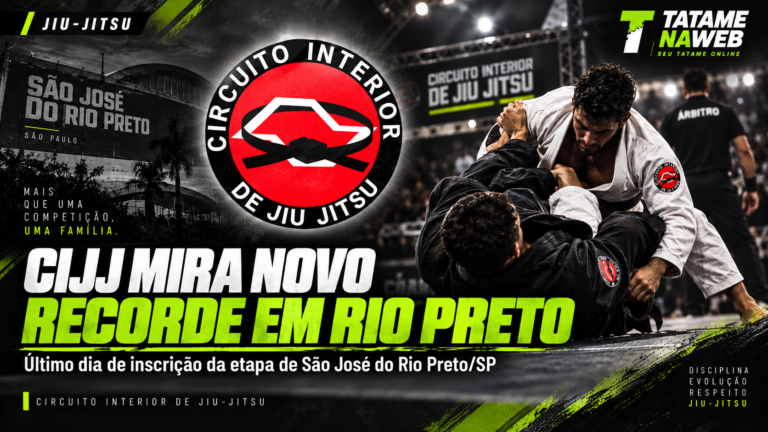 Circuito Interior de Jiu-Jitsu Rio Preto mira novo recorde de atletas na etapa de São José do Rio Preto