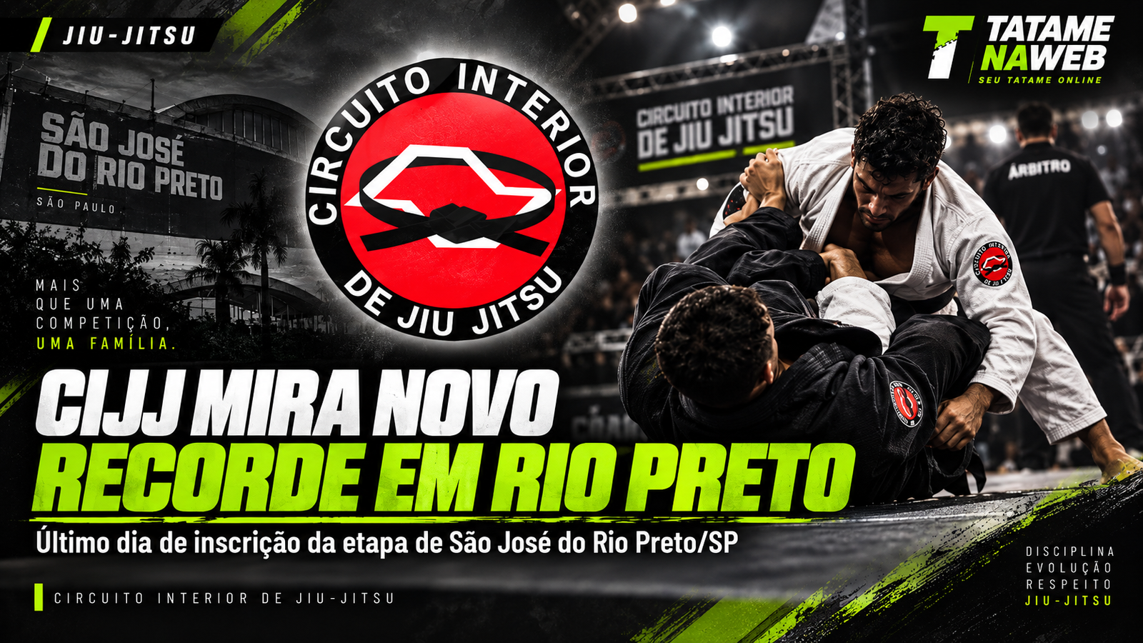 CIJJ – Circuito Interior de Jiu-Jitsu mira novo recorde em São José do Rio Preto e mostra a força do jiu-jitsu no interior paulista