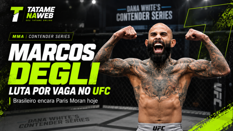 Marcos Degli no Contender Series antes da luta contra Paris Moran