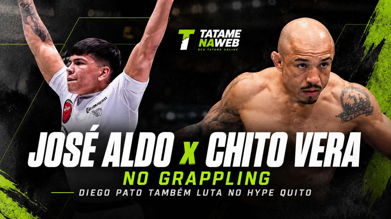 José Aldo enfrenta Chito Vera no grappling; Diego Pato também luta no HYPE Quito