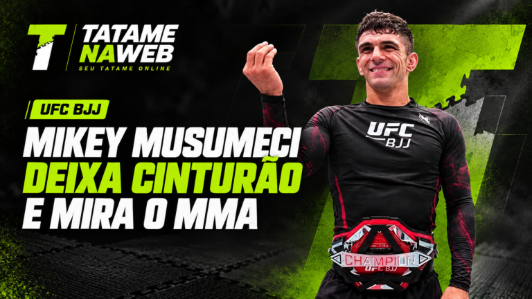 Mikey Musumeci deixa cinturão do UFC BJJ para focar no MMA