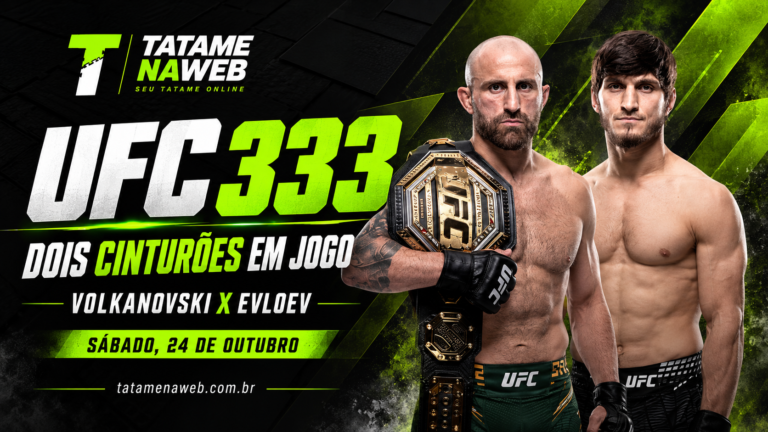 Alexander Volkanovski e Movsar Evloev, protagonistas do UFC 333
